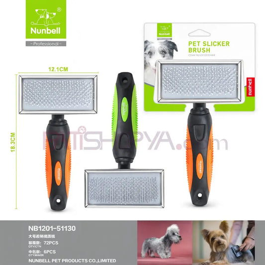 NUNBELL TARAK L Kedi Köpek Tarağı ve Fırçası