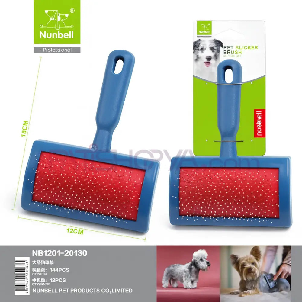NUNBELL TARAK L Kedi Köpek Tarağı ve Fırçası