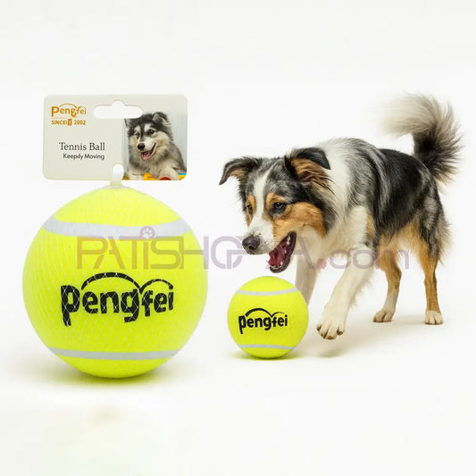 Büyük Boy Köpek Tenis Oyun Topu Eğitim Oyuncağı 10 Cm Dev Irk Köpek Topu Toptan