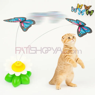 Pilli Dönen Kelebek Oyuncak Kedi Oyuncakları