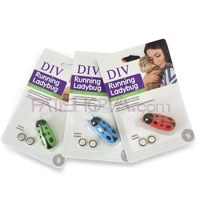 Evcil Hayvan Titreşimli Uğur Böceği Oyuncak Toptan Kedi Oyuncakları Hareketli Avcı Böcek