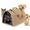 FLYBAG KAPALI ÇANTA KAHVE 44x28x28 cm Kedi ve Köpek Taşıma Çantası