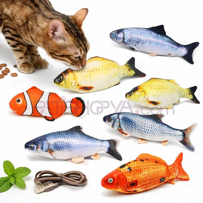 Hareketli Balık Evcil Hayvan Oyuncağı Kedi Oyuncakları