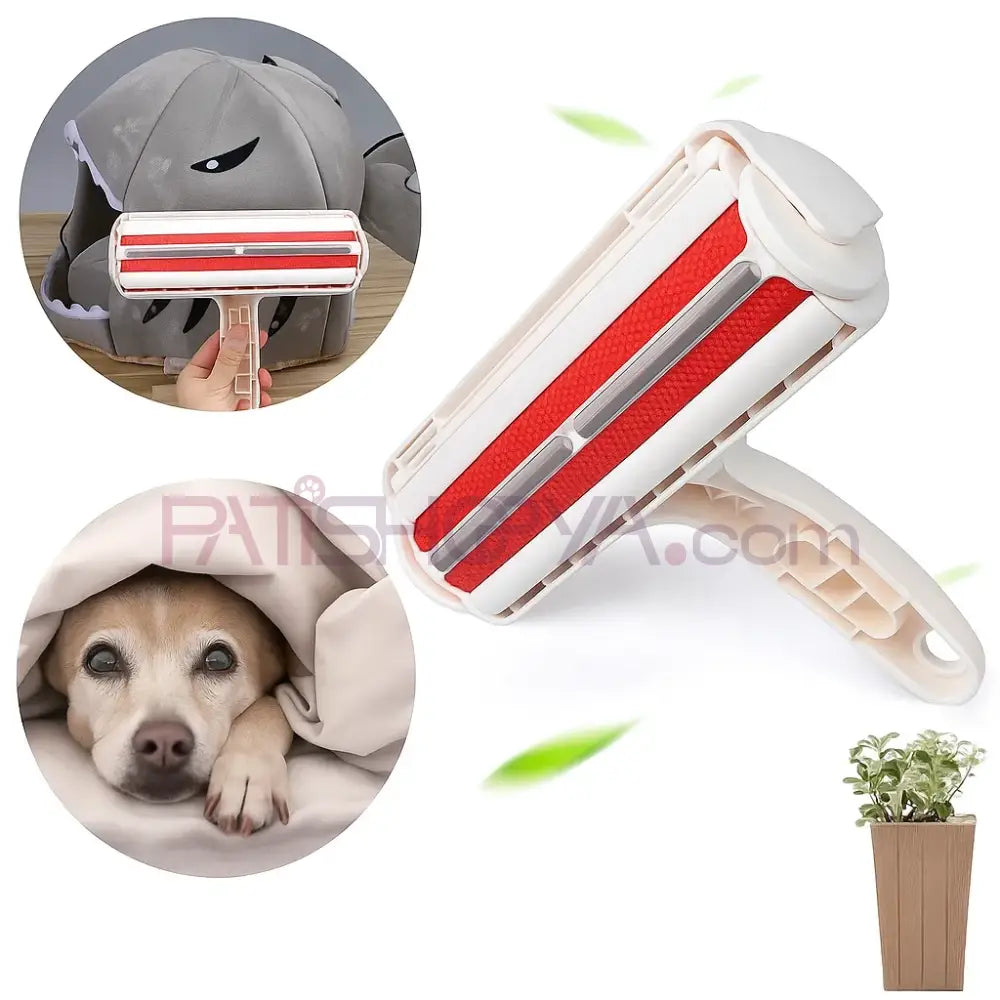 Hazneli Kedi Köpek Tüy Toplama Aleti Evcil Hayvan Tüy Toplama