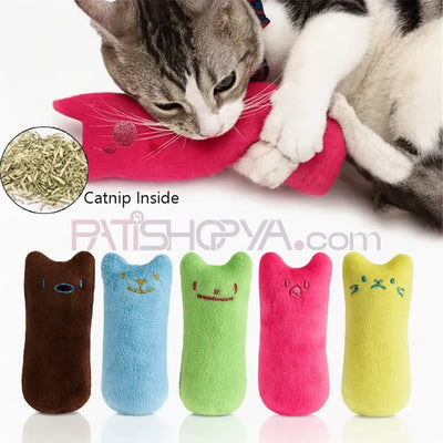 Hışırtılı Catnip Otlu Peluş Kedi Oyuncağı Karton Askılı