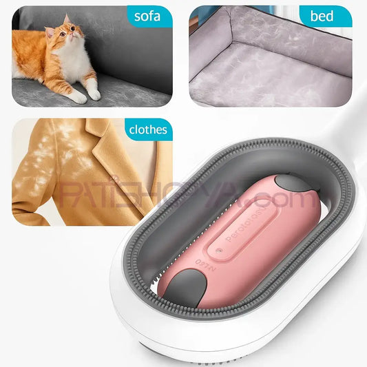 Islak Mendil Hazneli Tüy Toplama Fırçası (KUTULU) Kedi ve Köpek Tarak Fırçalar