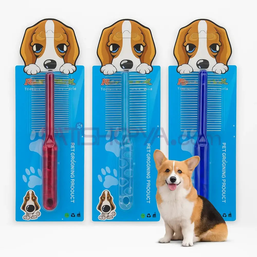 Kedi Köpek Kıtık Açıcı Tarak Çift Taraflı Kutulu Karışık Renk