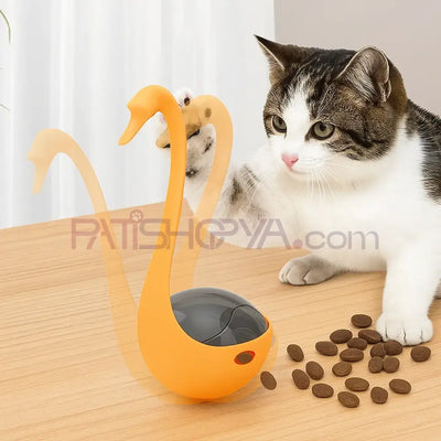 Mama Hazneli Lazerli Kuğu Model Kedi (KUTULU) Kedi Oyuncakları