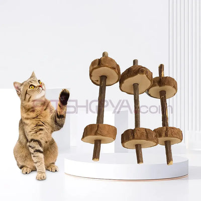 Matatabi Çubuk Kedi Oyuncağı 1 Adet Doğal Silver Vine Diş Kaşıma Çubuğu Toptan