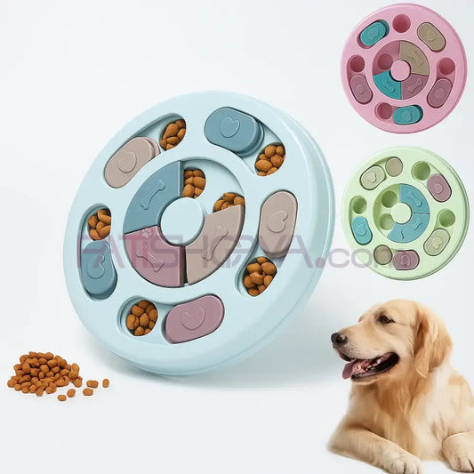 Obezite Engelleyici Mama Hazneli Köpek Oyuncağı Kutulu Zeka Geliştirici İnteraktif
