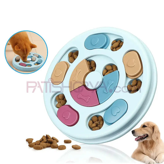 Obezite Engelleyici Mama Hazneli Köpek Oyuncağı Kutulu Zeka Geliştirici İnteraktif