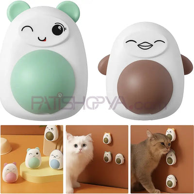 Kedi Yalama Topu Panda Model İTHAL Kedi Oyuncakları