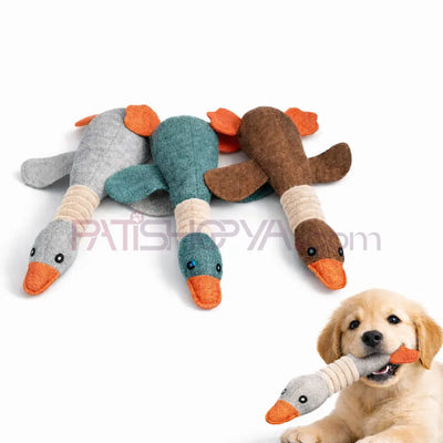 Peluş Ördek Evcil Hayvan Oyuncağı (Karton Askılı) Kedi Oyuncakları