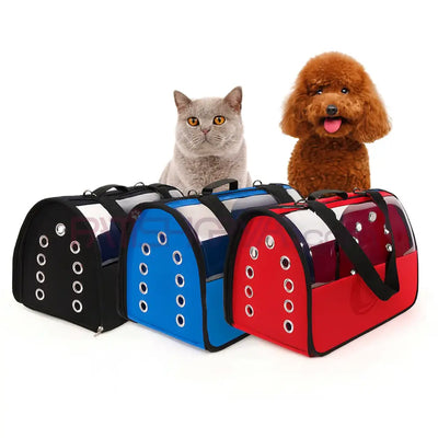 PETPRETTY Şeffaf Çanta Büyük Boy 30x30x49 Kedi ve Köpek Taşıma Çantası