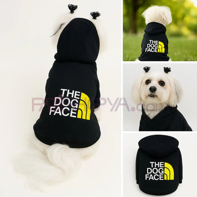 The Dog Face Sweatshirt S-M-M-L-XL (5 BEDEN SET) Kedi ve Köpek Kıyafeti