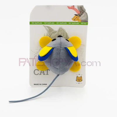 TİTREŞİMLİ FARE OYUNCAK GRİ MAVİ SARI