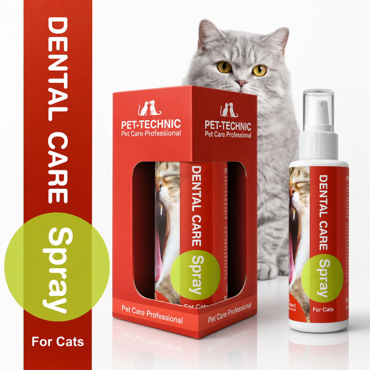 Pet-Technic Dental Care 100 ml kutulu kedi ağız bakım spreyi