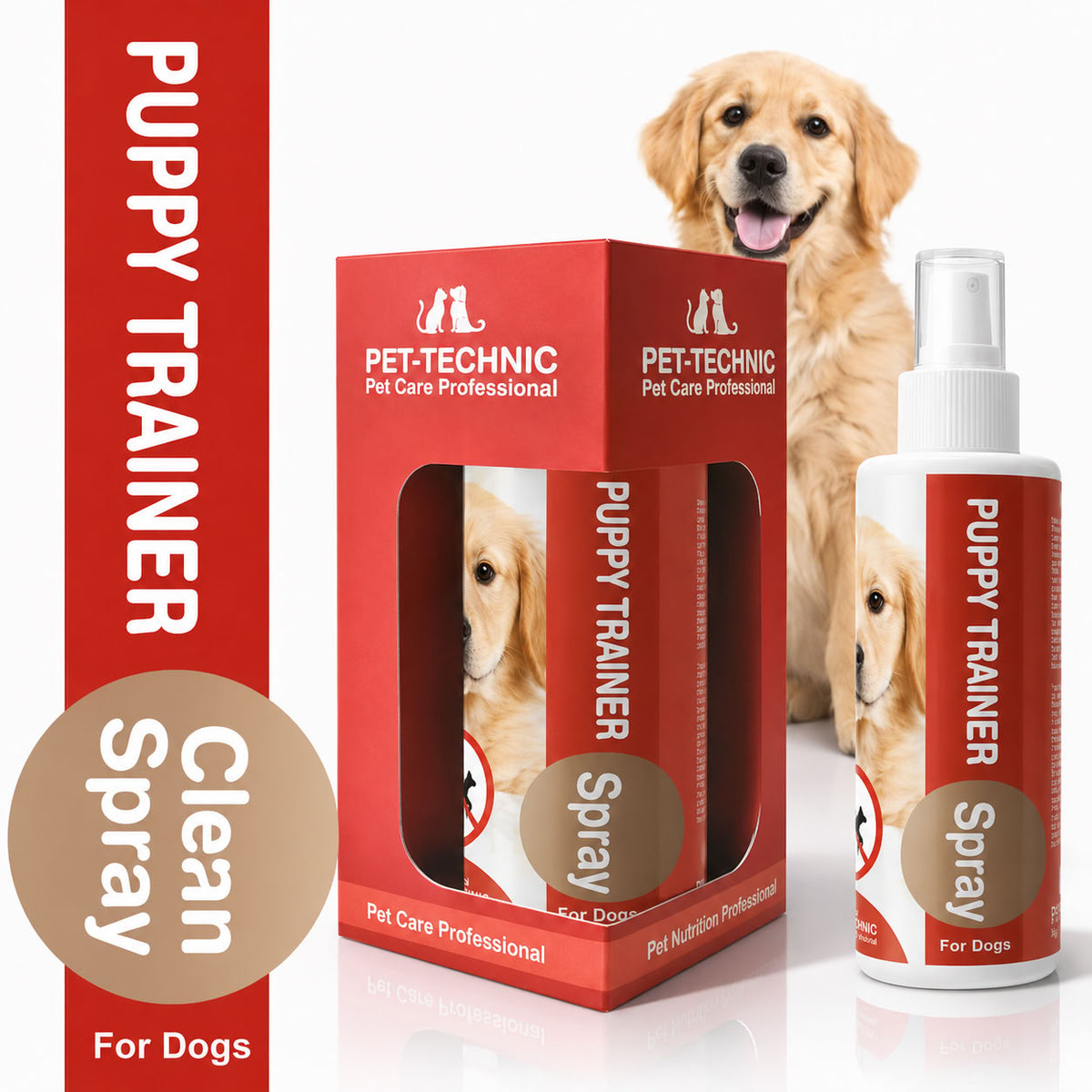 Pet-Technic Puppy Trainer 100 ml kutulu köpek tuvalet eğitim spreyi