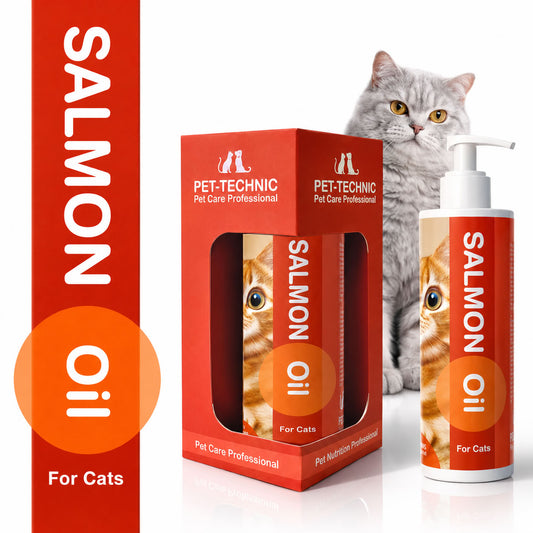 Pet-Technic Salmon Oil 100 ml kutulu ve pompalı kedi somon yağı
