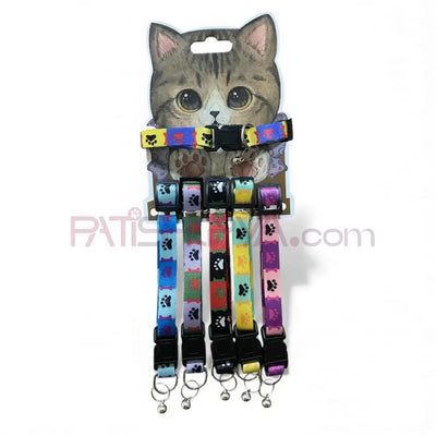 PET VOGUE Pati Desenli Kedi Boyunluk Seti 6LI