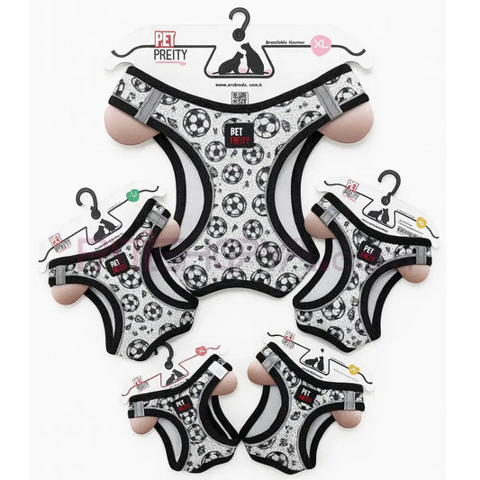 PETPRETTY SİYAH-BEYAZ 5’Lİ GÖĞÜS TASMA SET XS-S-M-L-XL Kedi ve Köpek Bakım Ürünleri