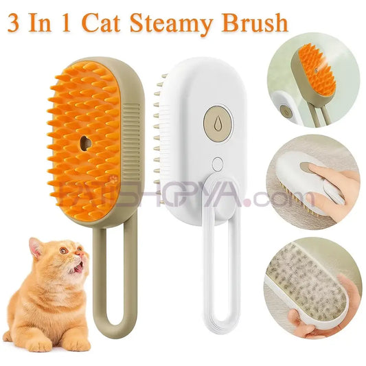 Saplı Buharlı Evcil Hayvan Fırçası (KUTULU) Kedi Oyuncakları