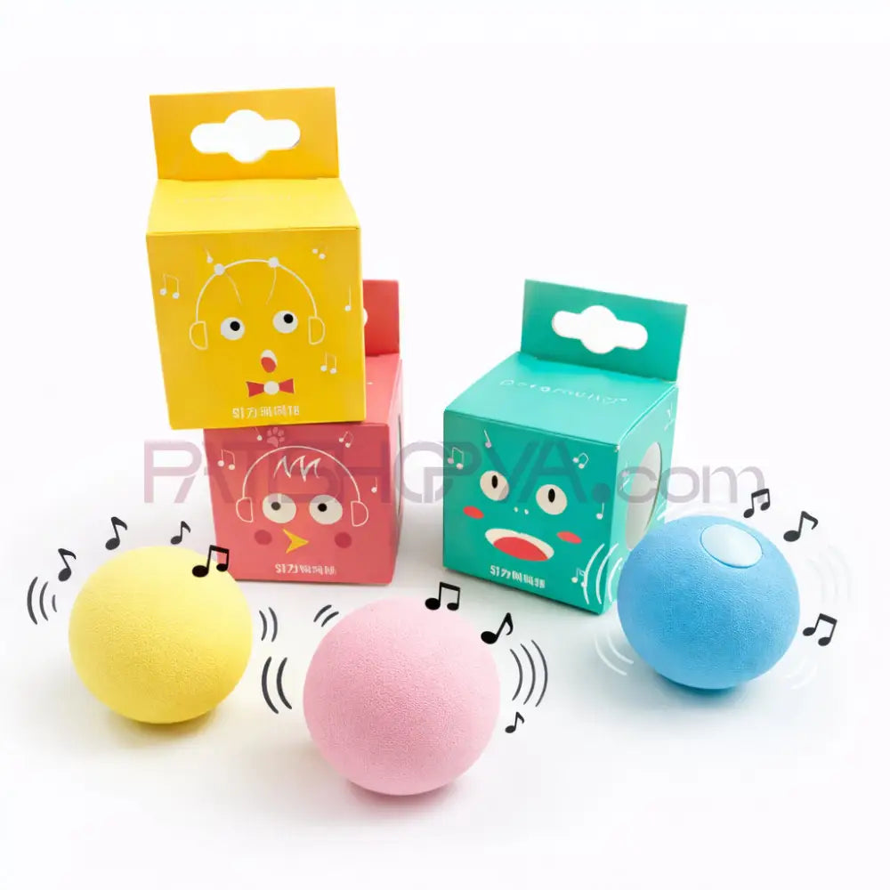 Sesli Kedi Oyun Topu (KUTULU) Kedi Oyuncakları