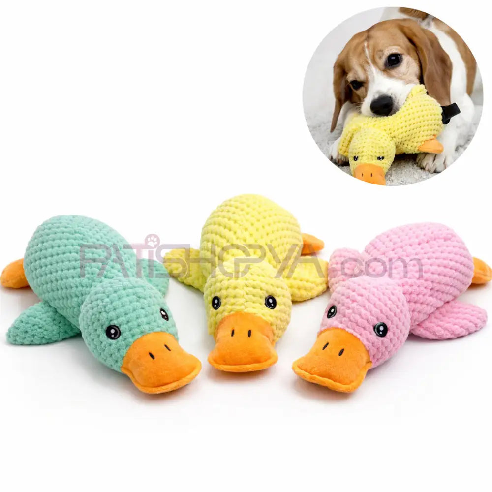 Sesli Peluş Ördek Evcil Hayvan Oyuncağı Köpek Oyuncakları